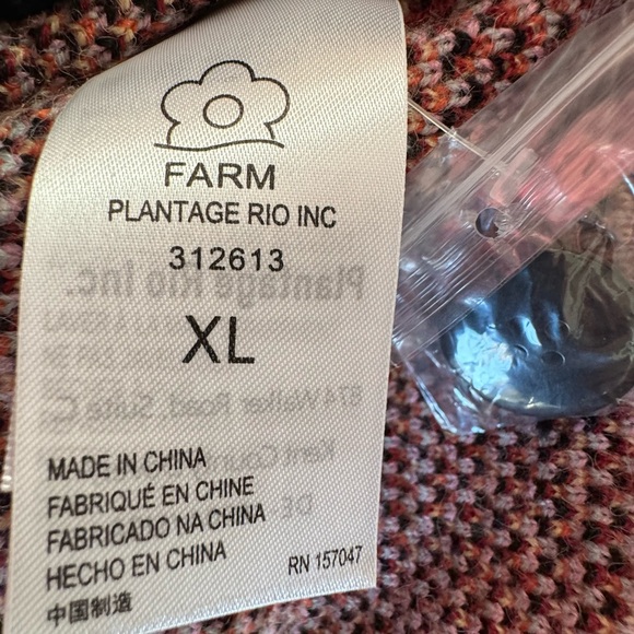 FARM Rio Black Sweet Mermaids Knit Blazer Twee Fall - Picture 13 of 14